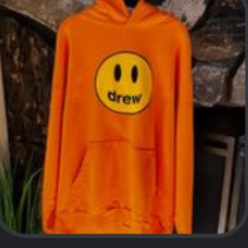 Orange Drew hoodie